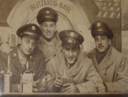 George with friends